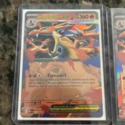 2 Mega Charizard Y ex NM MEP 030 Mega Evolutions Promos BSP Pokemon TCG - Image 3