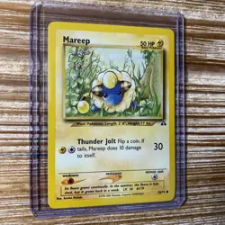 Mareep 58/75 Neo Discovery Unlimited Pokemon Card LP-NM - Image 1