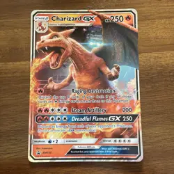 Pokemon Jumbo Charizard GX SM195 - Detective Pikachu Sun & Moon Holo Promo - Image 1