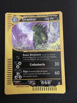 Carta Pokemon TYRANITAR H28/H32 - Aquapolis - HOLO ITA - Image 1