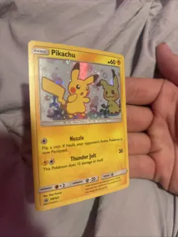 Pokemon 2019 Pikachu SM162 Sun & Moon Black Star Promo Holo Card TCG - Image 1