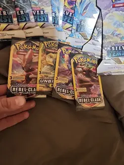 Pokemon TCG Silver Tempest Sleeved Booster Packs Plus 4 Mini Booster Packs. 13 - Image 2