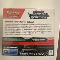 Pokemon TCG Scarlet & Violet Temporal Forces Booster Box Factory Sealed SV05 - Image 3