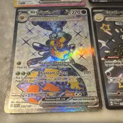 Pokemon TCG Full Art/Shiny EX Lot – Espathra, Vespiquen, Palossan + More - Image 3
