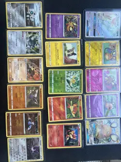 Authentic Pokemon TCG Assorted Reverse Holo Card Lot - Dedenne (16 Cards) - Image 1