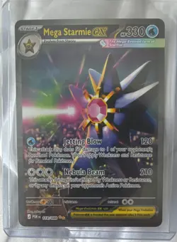 Mega Starmie EX Pokemon TCG Card 118/088 POR Holo 330 HP - Image 1