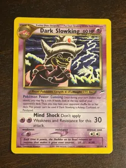 Dark Slowking 20/105 Neo Destiny Rare Pokemon TCG MP+ - Image 1