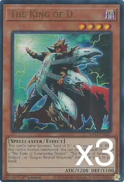3X Yugioh The King of D. MP25-EN267 Ultra Rare 1st Edition NM - Image 1