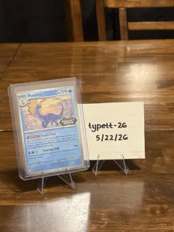 Perfect Order Stamped Aurorus 024/088 Pokemon Promo Card Near Mint Condition TCG - Image 1