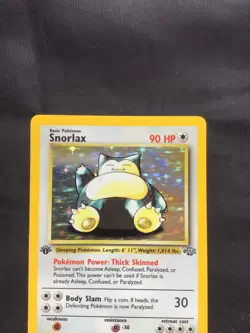 Pokemon Cards: Jungle 1st Edition Rare Holo: Snorlax 11/64 - Image 2