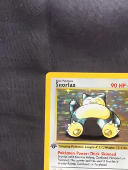 Pokemon Cards: Jungle 1st Edition Rare Holo: Snorlax 11/64 - Image 3