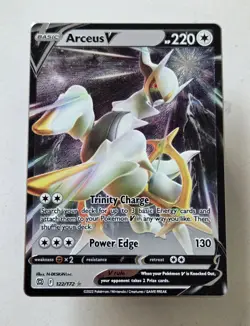 Pokemon Metal Promo Card Arceus VSTAR - Brilliant Stars 2022 122/172 - Image 1