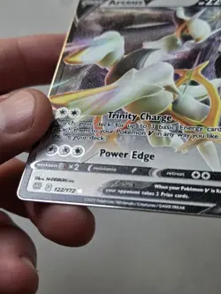 Pokemon Metal Promo Card Arceus VSTAR - Brilliant Stars 2022 122/172 - Image 4