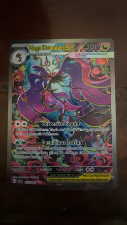 Mega Dragalge EX Foil Rare Pokemon TCG Card 118/086 CR1 - Chaos Rising - Image 1
