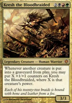 Kresh the Bloodbraided - Light Play MTG Shards of Alara - Image 1