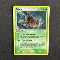Ariados Holo 2/115 EX Unseen Forces Pokemon Card Swirl - Image 2