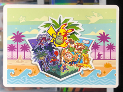 2017 Pokemon World Championships Welcome Kit Card Pikachu - Image 1