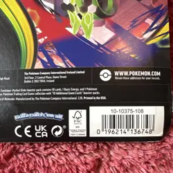 Pokemon Mega Evolution Perfect Order Booster Pack Chikorita Promo Card 2 Packs - Image 3