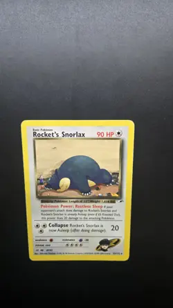 Rocket's Snorlax 033/132 Gym Heroes Regular Pokemon Card - Ungraded - Image 5