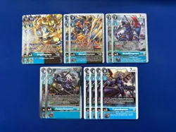 Digimon Card Game - Blue Flare ZeigGreymon MetalGreymon Gaossmon Blue Deck - Image 2