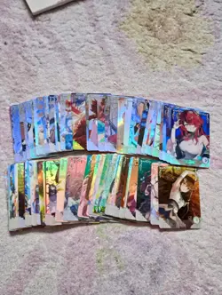 Goddess Story SR holo Anime Trading Card Bundle - Image 1