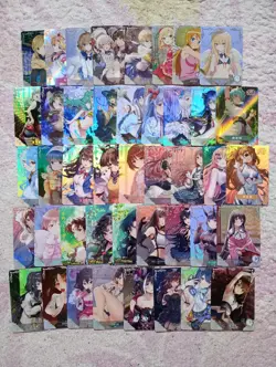 Goddess Story SR holo Anime Trading Card Bundle - Image 2