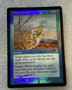 MTG Brain Freeze foil card from Scourge - Image 1