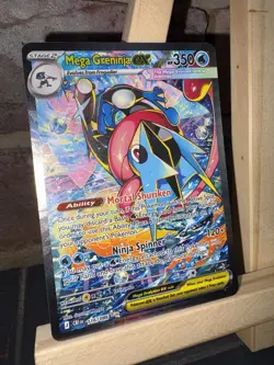Mega Greninja ex 116/086 Chaos Rising English Pokemon Card NM - Image 4