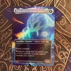Aang, Swift Savior TLA #298 Rare Borderless Foil NM+ - Image 2