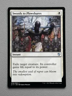 Swords to Plowshares 76/309 Commander 2017 Magic The Gathering MTG - Image 1
