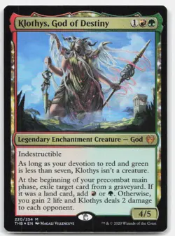 Klothys, God of Destiny *Foil* THB 220 NM-LP - Image 1