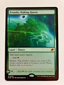 Evendo, Waking Haven Land Planet 1x Edge of Eternities MTG M/NM Mythic - Image 1