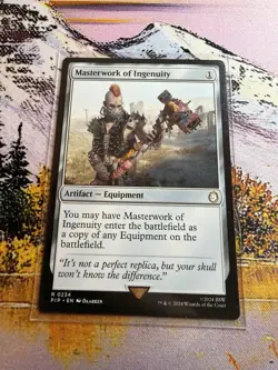 1x Masterwork of Ingenuity NM Eng MTG - Fallout - Image 1