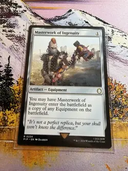 1x Masterwork of Ingenuity NM Eng MTG - Fallout - Image 2