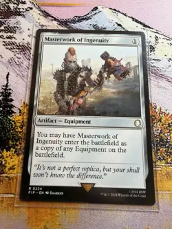 1x Masterwork of Ingenuity NM Eng MTG - Fallout - Image 3