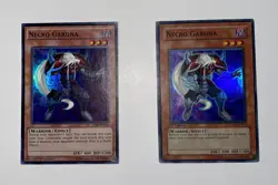 Yugioh Necro Gardna Ultimate Rare 1st Edition TAEV-EN012 & THSF-EN34 - Image 1