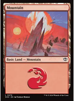 Mountain (0279) MTG NM - Secrets of Strixhaven - Image 1