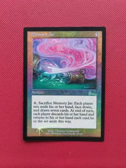 Memory Jar Foil Urza's Legacy LP/MP MTG Magic The Gathering - Image 1