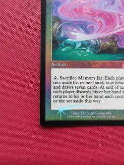 Memory Jar Foil Urza's Legacy LP/MP MTG Magic The Gathering - Image 2