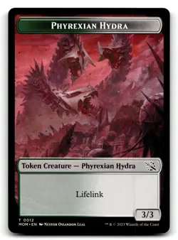 Phyrexian Hydra Token (0012) 12 March of the Machine Magic: The Gathering NM - Image 1