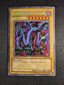 Yugioh - Serpent Night Dragon MRL-103 1st Edition Secret Rare Magic Ruler MP - Image 1
