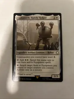 1x Codsworth, Handy Helper - Universes Beyond: Fallout - NM - MTG SS - Image 1