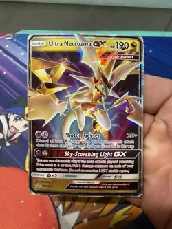 Ultra Necrozma GX Pokemon Sun & Moon SM126 Holo *DMG* - Image 1