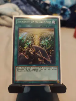 BANISHMENT OF THE DARKLORDS SECRET RARE 1ST EDITION DESO-EN034 YUGIOH! Near Mint - Image 1