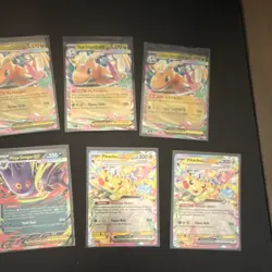 Pokemon TCG 8 Card Holo ex Lot Dragonite Pikachu Mega Gengar Froslass - Image 3