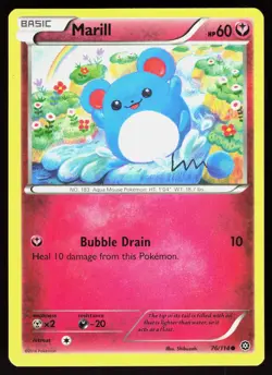 Marill 76/114 Common Steam Siege Pokemon Lightly Played - Image 1