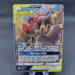 Pokemon TCG Tag Team Umbreon & Darkrai GX 125/236 Unified Minds NM Holo - Image 1