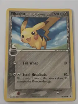 Pikachu 79/110 EX Delta Species Non-Holo Near Mint Pokemon Card TCG - Image 1