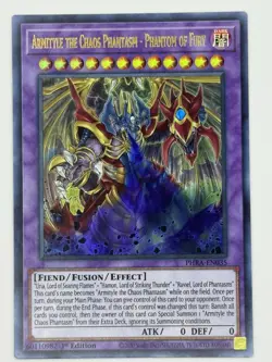 Yugioh - Armityle The Chaos Phantasm (Fury) PHRA-EN035 - NM -Ultra Rare 1st ed - Image 1