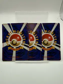 Charmander No. 004 - Japanese Team Rocket Gang - 1997 Pocket Monsters Pokemon x3 - Image 2